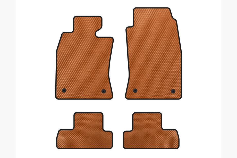Mini Cooper R50/52/53 2000-2006 Tapis de sol EVA (pour R50, Orange) Image