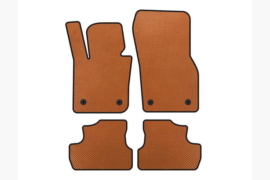 Mini Cooper F55/56/57 2014-2023 Tapis de sol EVA (pour S F56, Orange) Image