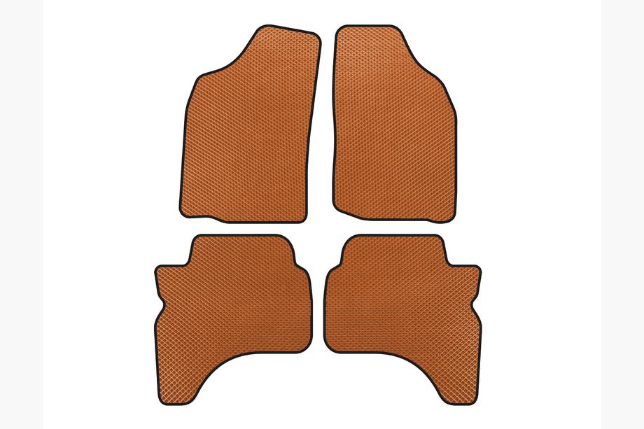 Mitsubishi L200 1996-2006 Tapis de sol EVA (Orange) Image