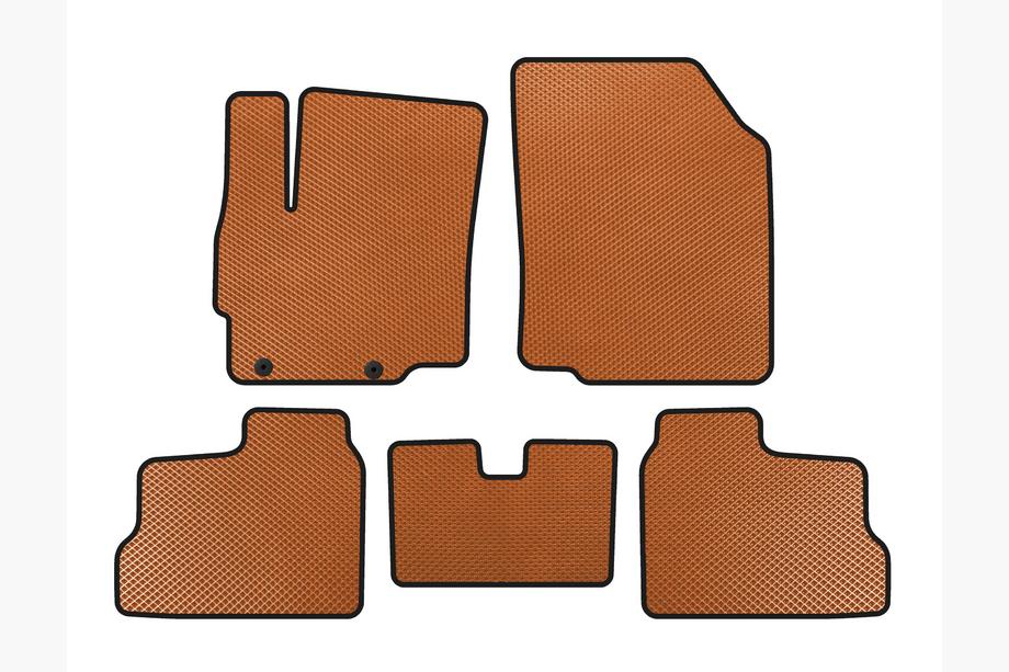 Mitsubishi Space Star/Mirage 2012- Tapis de sol EVA (pour Mirage, HB, Orange) Photo 1