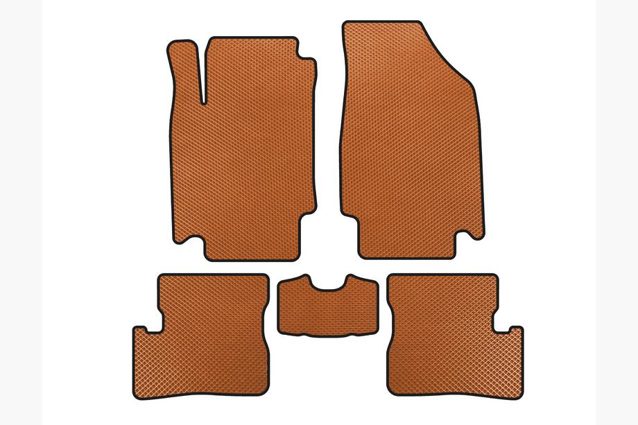 Nissan Micra K12 2003-2010 Tapis de sol EVA (HB, Orange) Image