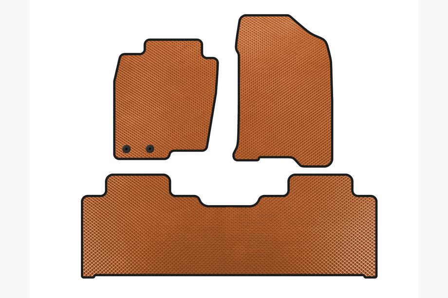 Nissan Navara/NP300 2016- Tapis de sol EVA V1 (Orange) Image