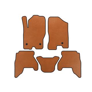 Tapis de sol EVA (2 rangées, Orange, 2010-2014) Nissan Pathfinder R51 2005-2014