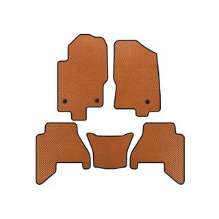 Tapis de sol EVA V2 (2 rangées, Orange, 2010-2014) Nissan Pathfinder R51 2005-2014