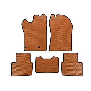 Tapis de sol EVA (Hybride, Orange) Nissan Qashqai 2021-