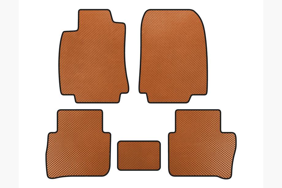 Nissan Tiida 2011-2014 Tapis de sol EVA (HB, Orange) Image