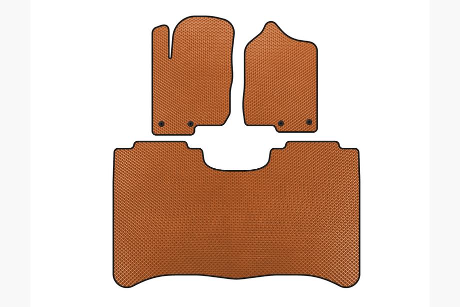 Nissan Titan 2004-2011 Tapis de sol EVA (Orange) Photo 1