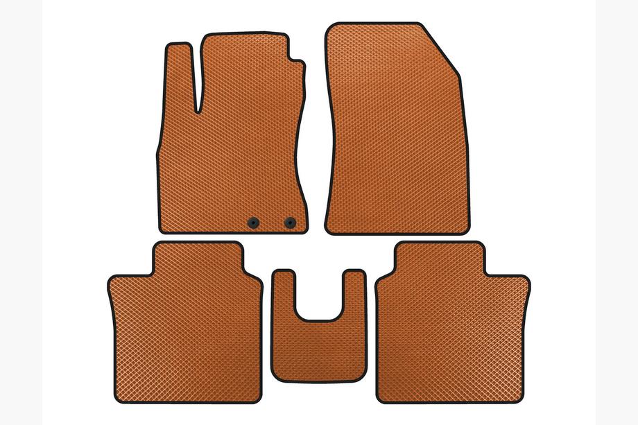 Nissan Note 2012-2020 Tapis de sol EVA (HB, Orange) Image