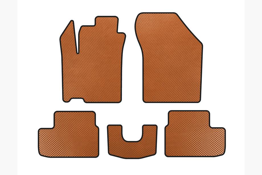 Opel Agila 2007-2015 Tapis de sol EVA (HB, Orange) Image