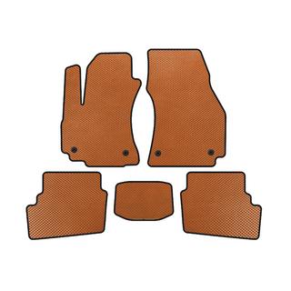 Tapis de sol EVA (2 Rangées, 2003-2005, 7 Places, Orange) Opel Zafira A 1998-2005