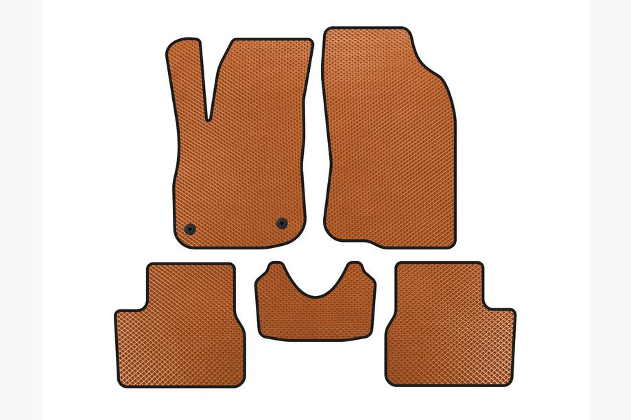 Peugeot 2008 2013-2019 Tapis de sol EVA (Orange) Image