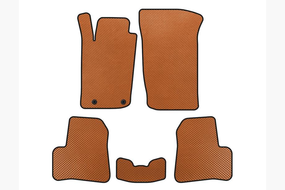 Peugeot 206 1998-2024 Tapis de sol EVA (1998-2009, Orange) Image