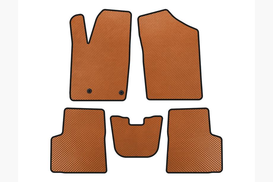 Peugeot Partner 1996-2008 Tapis de sol EVA (Orange) Image