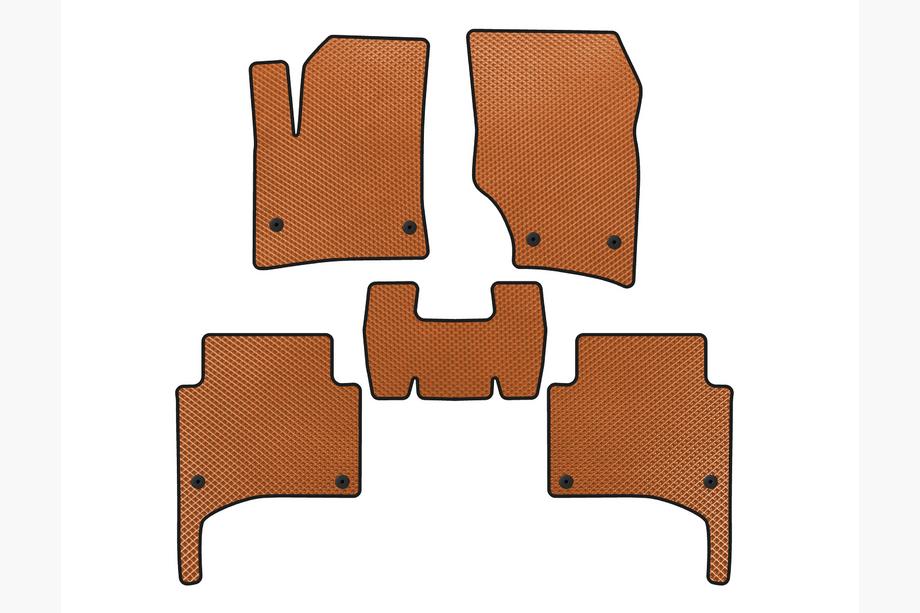 Porsche Cayenne 2003–2010 Tapis de sol EVA (Orange) Image