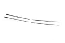 Volkswagen Golf 5 2003-2009 Caches de calandre chromés étroits (4 pcs, inox) photo 3
