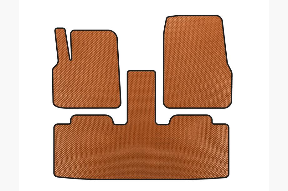 Renault Espace 2002-2014 Tapis de sol EVA (2 Rangées, 7 Places, Orange) Image