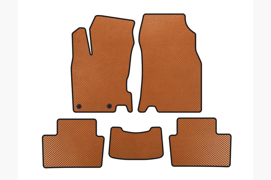 Renault Kadjar 2015-2022 Tapis de sol EVA (2015-2018, Orange) Image