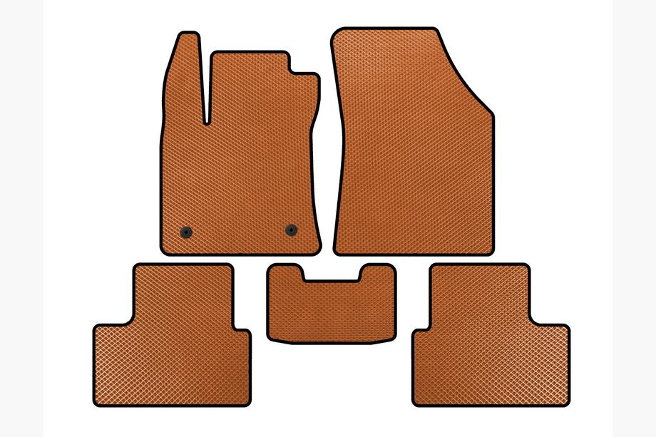 Renault Megane IV 2016-2025 Tapis de sol EVA (SD, Orange) Image