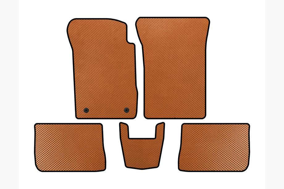 Renault Symbol 2008-2013 Tapis de sol EVA (SD, Orange) Image