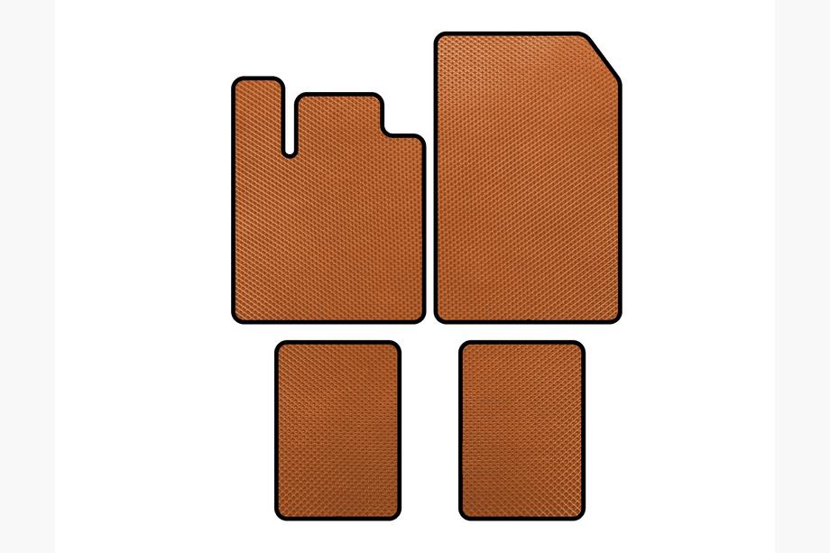 Renault Twingo 2007-2014 Tapis de sol EVA (Orange) Image