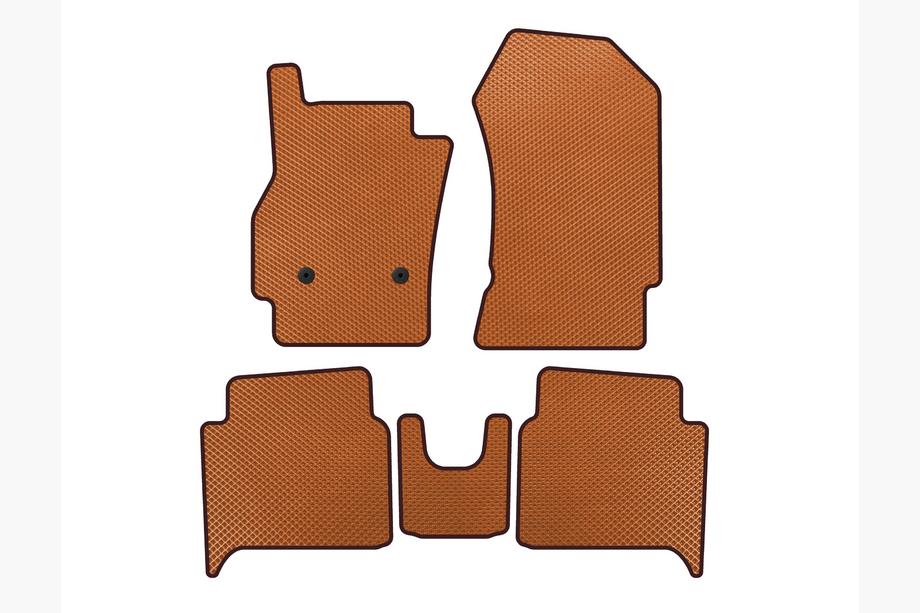 Renault Zoe 2012-2019 Tapis de sol EVA (HB, Orange) Image