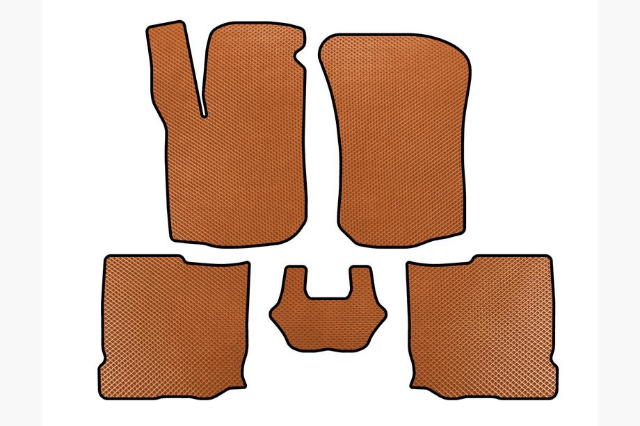 Seat Leon 1999-2005 Tapis de sol EVA (Hatchback, 5 portes, Orange) Photo 1