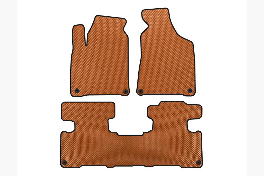 SsangYong Korando 2010-2019 Tapis de sol EVA (2010-2016, Orange) Photo 1