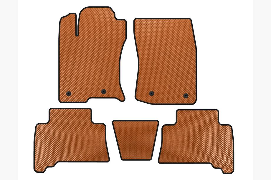 Toyota 4Runner 2009-2024 Tapis de sol EVA (2009-2014, Orange) Image