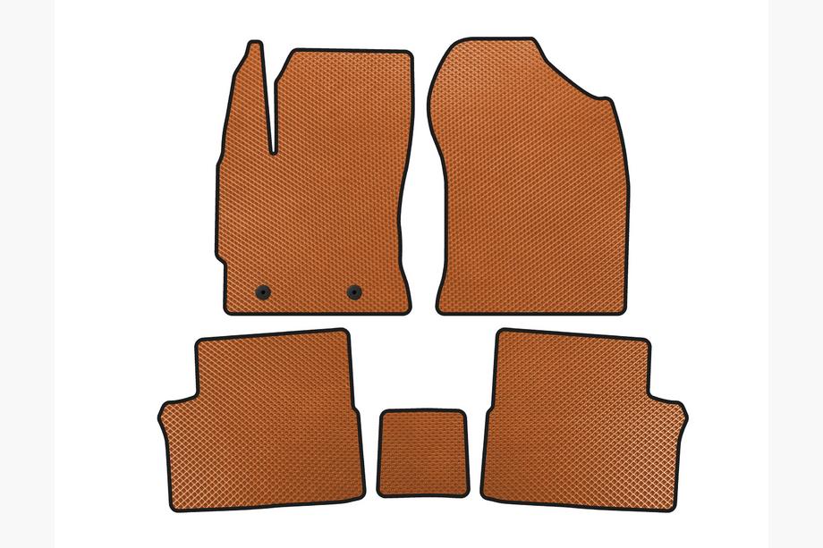 Toyota Auris 2012-2018 Tapis de sol EVA (Orange) Image