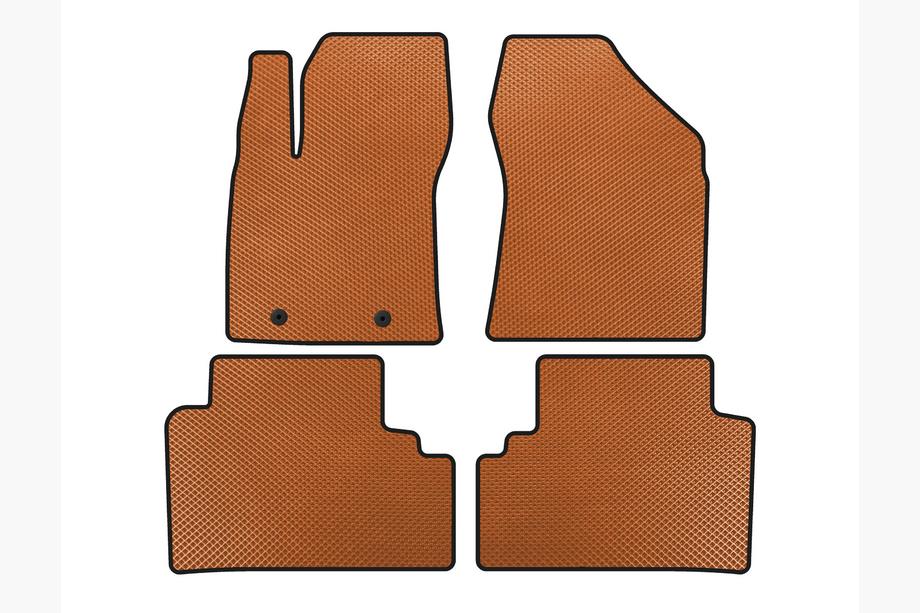 Toyota Avensis 2009-2018 Tapis de sol EVA (SD, Orange) Photo 1