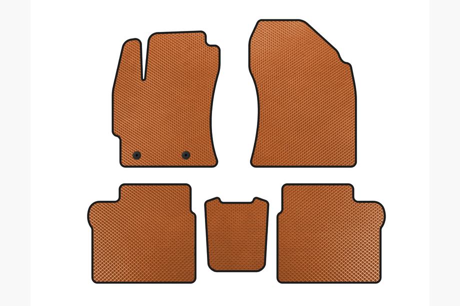 Toyota Corolla 2013-2019 Tapis de sol EVA (2016-2019, SD, Orange) Image