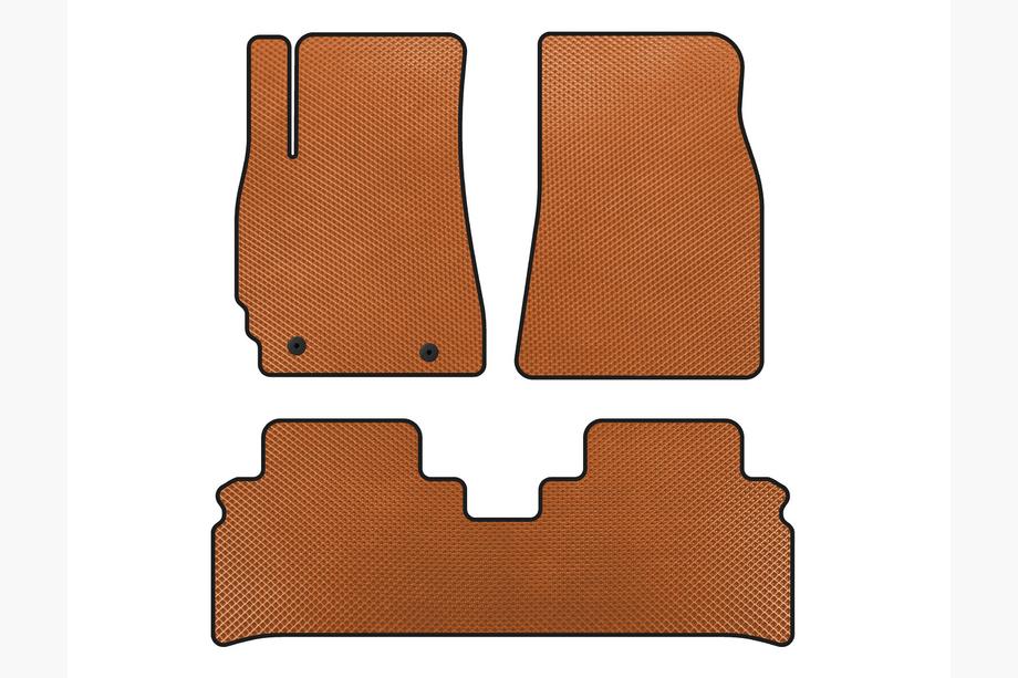 Toyota Highlander 2000-2008 Tapis de sol EVA (Orange) Image