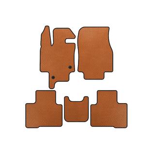 Tapis de sol EVA (2 Rangées, 7 Places, Orange)