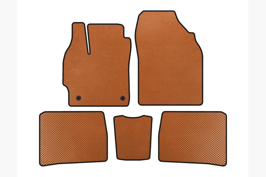 Toyota Prius 2009-2015 Tapis de sol EVA (LB, Orange) Image