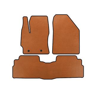 Tapis de sol EVA (2 Rangées, 7 Places, Orange) Toyota Verso 2009–2018