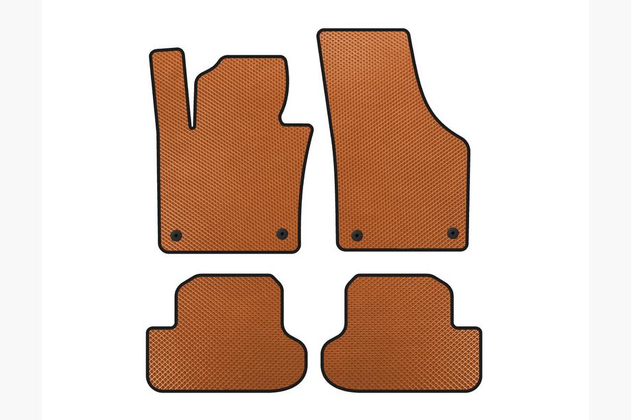 Volkswagen Beetle 2011-2015 Tapis de sol EVA (HB, Orange) Image
