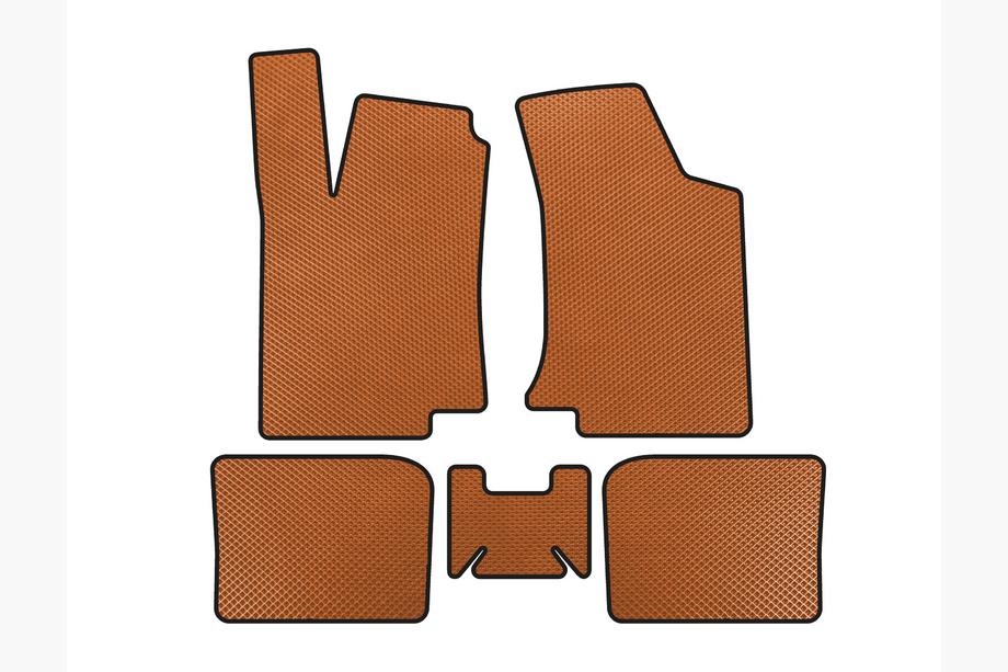 Volkswagen Golf 3 1991-2001 Tapis de sol EVA (HB, 3 Portes, Orange) Image