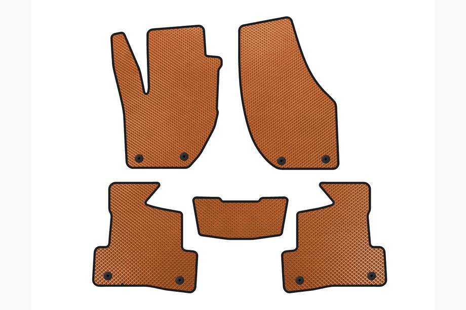 Volvo V40 2012- Tapis de sol EVA (2012-2016, HB, Orange) Image
