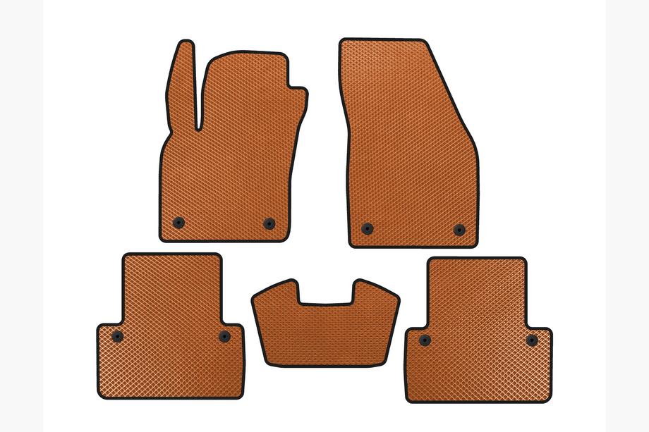 Volvo V50 2004-2012 Tapis de sol EVA (2007-2012, SW, Orange) Image