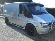 Ford Transit 2000–2014 Casquette de pare-brise (noir brillant, 5mm) photo 12