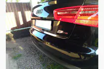 Audi A6 C7 2011-2017 Baguette de coffre inox photo 2