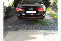 Audi A6 C7 2011-2017 Baguette de coffre inox Carmos - Acier Inoxydable Turc photo 5