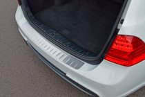 BMW 3 Series E90/E91 2005-2011 Protection de pare-chocs arrière inox (2006-2008, SW) photo 2
