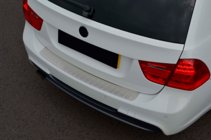 BMW 3 Series E90/E91 2005-2011 Protection de pare-chocs arrière inox (2006-2008, SW) photo 7
