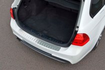 BMW 3 Series E90/E91 2005-2011 Protection de pare-chocs arrière inox (2006-2008, SW) photo 5