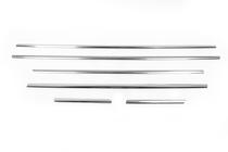 BMW X5 E70 2007-2013 Baguettes inférieures de vitres inox (6 pcs) photo 3
