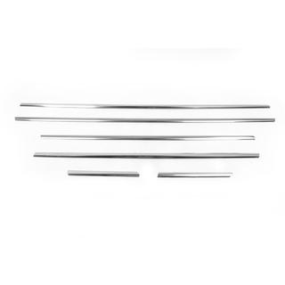 Baguettes inférieures de vitres inox (6 pcs) photo 3