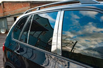 BMW X5 E70 2007-2013 Moulures de Montants de Porte en Acier Inoxydable photo 2
