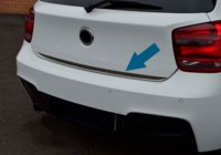 BMW 1 Series F20/F21 2011-2019 Baguette de coffre inox photo 3