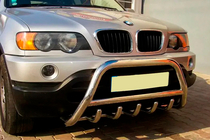BMW X5 E53 1999–2006 Pare-buffle WT003 (Inox) photo 2